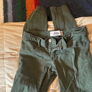 Hollister Olive Green Super Skinny Jeans